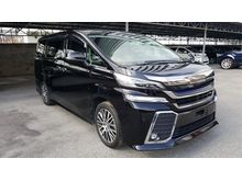 2015 Toyota Vellfire 2.5 ZG SUNROOF POWER BOOT PILOT SEAT (A) OFFER