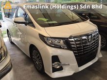 2016 Toyota Alphard 2.5 G S C Package NO GST Unregister