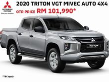 2020 Mitsubishi Triton 2.4 VGT Pickup Truck AUTO 4X4 BIG DISCOUNT