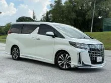 2018 Toyota Alphard 2.5 SC (JBL Home Theatre 360 Cam Pilot Seat Power boot Power door Sunroof & Moonroof Pre Crash BSM Heater seat Modellista Kit)