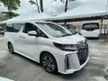 Recon 2021 Toyota Alphard 2.5 SC / 3 EYES LED / SUNROOF / DIM / BSM / GRADE 4.5 / 11K KM ONLY ORI / 2021 UNREGISTER