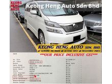 (ACTUAL YR MADE 2O1O)(GST INCLU)(FULL SEPC)(REG 2O11)(1 OWNER)(LOW MILE)(VERY TIPTOP)(LIKE NEW)(KL CHERAS AREA) TOYOTA VELLFIRE 2.4 Z-PLATINIUM MPV