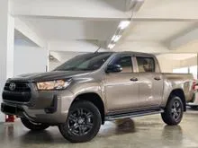 2023 Toyota Hilux 2.4 E Dual Cab Pickup / FULL SERVICE RECORD / ORIGINAL PAINT / ECO & POWER DRIVING MODE / CONFIRM LIKE NEW CAR CONDITION