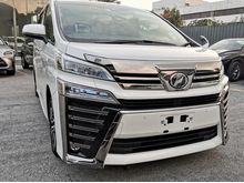 2019 Toyota Vellfire 2.5 ZG Sunroof DIM BSM