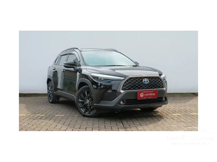 Jual Mobil Toyota Corolla Cross 2021 Hybrid 1.8 di Banten Automatic Wagon Hitam Rp 389.000.000
