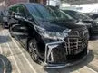 Recon 2020 Toyota Alphard 2.5 SC Black ***New Facelift ***Ori Modelista Bodykits***Low mileage 1x k Km Only***