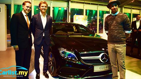 2015 Mercedes-Benz CLS 400 Previewed At Petronas Formula 1 Driver Meet And Greet