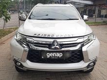 Mitsubishi Pajero Sport 2.4 Dakar Matic at 2018 Putih service record mobil Rawatan Siap Pakai Harga Cash 437jt saja