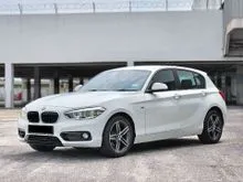 2016 BMW 118i 1.5 Sport Hatchback (A) 5 TAHUN WARRANTY