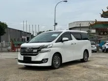 2016 Toyota Vellfire 2.5 ZG MPV