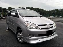 TOYOTA INNOVA 2.0 (A) G MPV FULL BODYKIT ACCIDENT FREE TIPTOP CONDITION