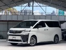 Unregistered Toyota Vellfire Golden Eyes (A) Sunroof , Power boot , Power Door (Low Mileage)(Good Condition)