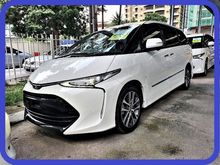 2017 Toyota Estima 2.4 Aeras Modellista Aero Kit MPV PREMIUM SPEC HALF LEATHER ELECTRICAL SEAT DVD PLAYER REVERSE CAMERA 7 SEATER PRE-CRASH LKA