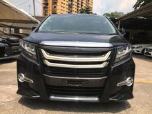 2016 Toyota Alphard 2.5SC Package MPV SUNROOF HALF LEATHER POWER BOOT ALPINE ROOF MONITOR MODELISTA AERO GRILL 2 POWER DOORS