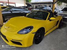 2017 Porsche 718 2.0 Boxster Convertible Full Spec Sport Chrono Pdls Sport Steering Good Condition Unreg17