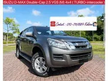 2013 ISUZU D-MAX Double Cap 2.5 VGS (M) 4x4 TURBO-Intercooler