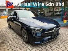 2022 Mercedes-Benz C200 1.5 AMG Line Sedan # GRADE 4.5 A , HUD , WIRELESS CHARGE , 360 CAM , POWER BOOT  FREE WARRANTY / FREE TINT AND COATING