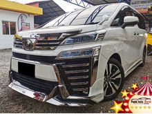 Toyota VELLFIRE 2.5 ZG (A) FULL SPEC S/ROOF PILOT PW/BOOT WRRNTY