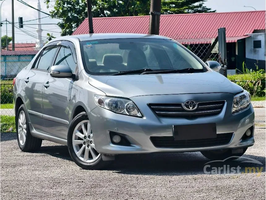 2009 Toyota Corolla Altis E Sedan