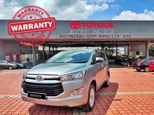 2018 Toyota Innova 2.0G (AT) +UNDER WARRANTY+ CERTIFIED USED CARS + LOW MILEAGE