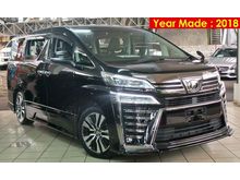 2018 Toyota Vellfire 2.5ZG Leather Seat