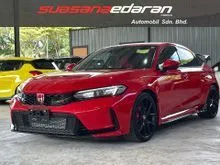 2024 Honda Civic 2.0 Type R FL5 Hatchback NFL,Type R Semi-Bucket Seat (Two Tones Black+Red),6-Speed Manual,FRONT Brembo Caliper,LKA,MFSW,20 Black Rim