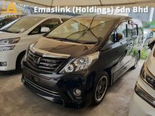 2013 Toyota Alphard 2.4 TG Sunroof 2 Power Door Power Boot Unreg Local AP (PRICE ZERO GST)
