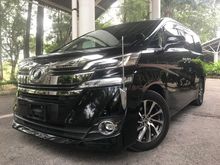 2015 Toyota Vellfire 3.5 VL MPV**JBL HOME THEATER**JBL REAR ENTERTAINMENT**SHOWROOM CONDITION**