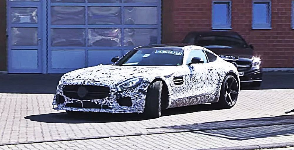 VIDEO: Angrier Version Of Mercedes-AMG GT Seen At The Nurburgring - Black Series? 
