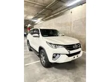 2016 Toyota Fortuner 2.4 VRZ 4X2 SUV White on Brown Odo 70 Rb (TERMURAH)