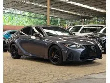 2022 Lexus IS300 2.0 F-Sport Package, GRADE 4.5A, ORI 27K KM, RED LEATHER, SUNROOF, BSM, 360 CAMERA, ANDROID AUTO & APPLE CAR PLAY SYSTEM, 3 LED