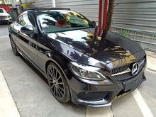 2018 Mercedes-Benz C43 AMG 3.0 4MATIC Coupe P/ROOF BURMASTER RED L/SEAT (A) OFFER UNREG 2018