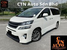 TOYOTA VELLFIRE 2.4 (A) Z-PLATINUM 2 POWER DOOR POWER BOOT KEYLESS TIP TOP