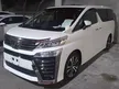Recon 2019 Toyota Vellfire Z G MPV ADA 5 TAHUN WARANTI