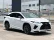 Recon 2020 Lexus RX300 2.0 F Sport SUV, Original Full TRD Bodykit & Twin Exhaust, 2 Tone Leather Seats, Panoramic Sunroof, Wireless Charger, 3 YRS Warranty