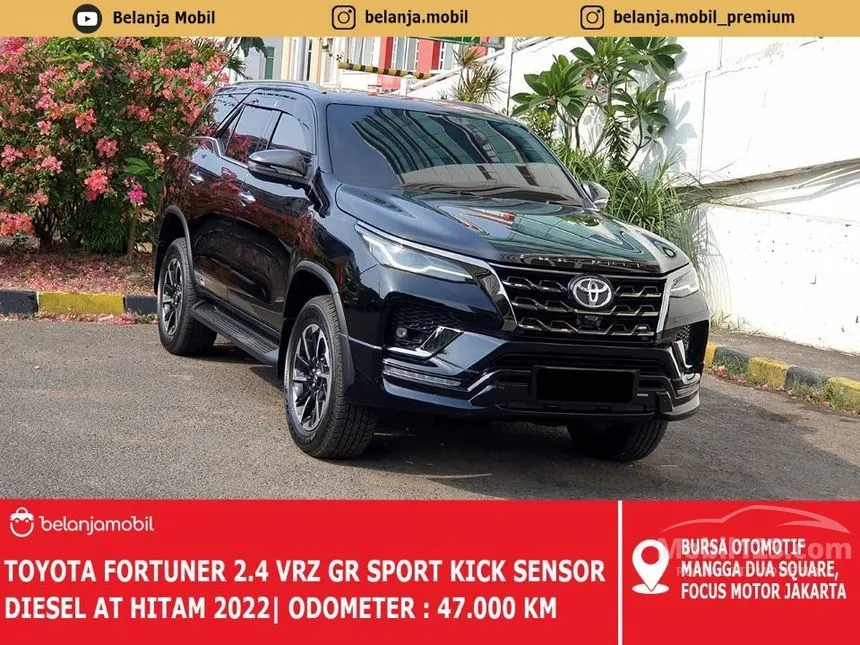Jual Mobil Toyota Fortuner 2022 VRZ GR SPORT 4X2 2.4 di DKI Jakarta Automatic SUV Hitam Rp 478.000.000