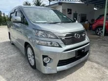 2012 Toyota Vellfire 2.4 ZG MPV PILOTSEAT ( 2 Power Door and 1 Power Bonet )