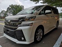 CLEARANCE PROMO **2016 Toyota Vellfire 2.5 Z Golden Eyes MPV