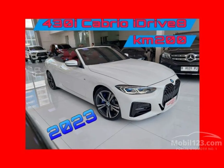 Jual Mobil BMW 430i 2023 M Sport 2.0 di DKI Jakarta Automatic Convertible Putih Rp 1.525.000.000