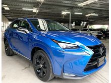 2016 Lexus NX200t 2.0 URBAN STYLE SPECIAL EDITION - 22K KM - 4CAM - SUNROOF - 2TONE INTERIOR - P.BOOT - LKA - BSM - P.CRASH - FULL SPEC