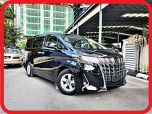 UNREGISTERED 2019 Toyota Alphard 2.5 X SPEC 8 SEATER 1/2 POWER DOOR BEIGE INTERIOR PRE-CRASH LANE KEEP ASSIST