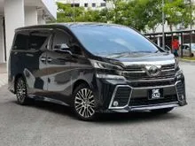 2017 / Pre-Crash System / Captain Seats / 360 Camera / 2017 Toyota Vellfire 2.5 ZA Golden Eyes MPV