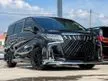 Used 2015 Toyota Vellfire 2.5 Z G Edition Convert Alphard SC Modellista AP Racing Brakes & Tein Fully Adjustable with EDFC 19 Rim with Michelin Tyres MPV