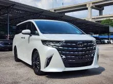 2024 Toyota Alphard 2.5 Z 6-Seater MPV - 19 INCH EXECUTIVE LOUNGE WHEELS, ROOF MONITOR, DIGITAL INNER MIRROR, MOONROOF