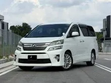 2013 Toyota VELLFIRE 2.4 Z (A) Car King MPV Easy Loan