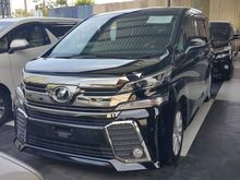 2015 Toyota Vellfire 2.5 ZA (A) BLACK & WHITE