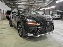 2017 Recon Lexus NX300T 2.0 F SPORT SUNROOF 360 4 Cameras SUV With 5 Years Warranty