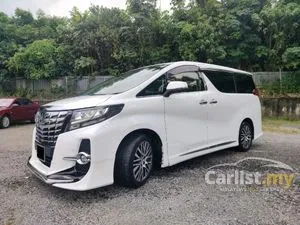 2016 Toyota Alphard 2.5 G S C Full Spec,JBL sound system,Pilot Seat,360 camera Modeslistar bodykit,safety feature,,MPV NICE NO 3888