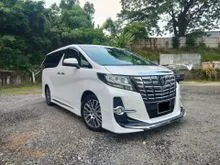 2018 Toyota Alphard 2.5 G S C Full Spec,JBL sound system,Pilot Seat,360 camera Modeslistar bodykit,safety feature,,MPV NICE NO 3888
