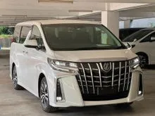 2022 TOYOTA ALPHARD 2.5L SC *LOW MILEAGE UNIT / NO ADDITIONAL CHARGE AP & DUTY